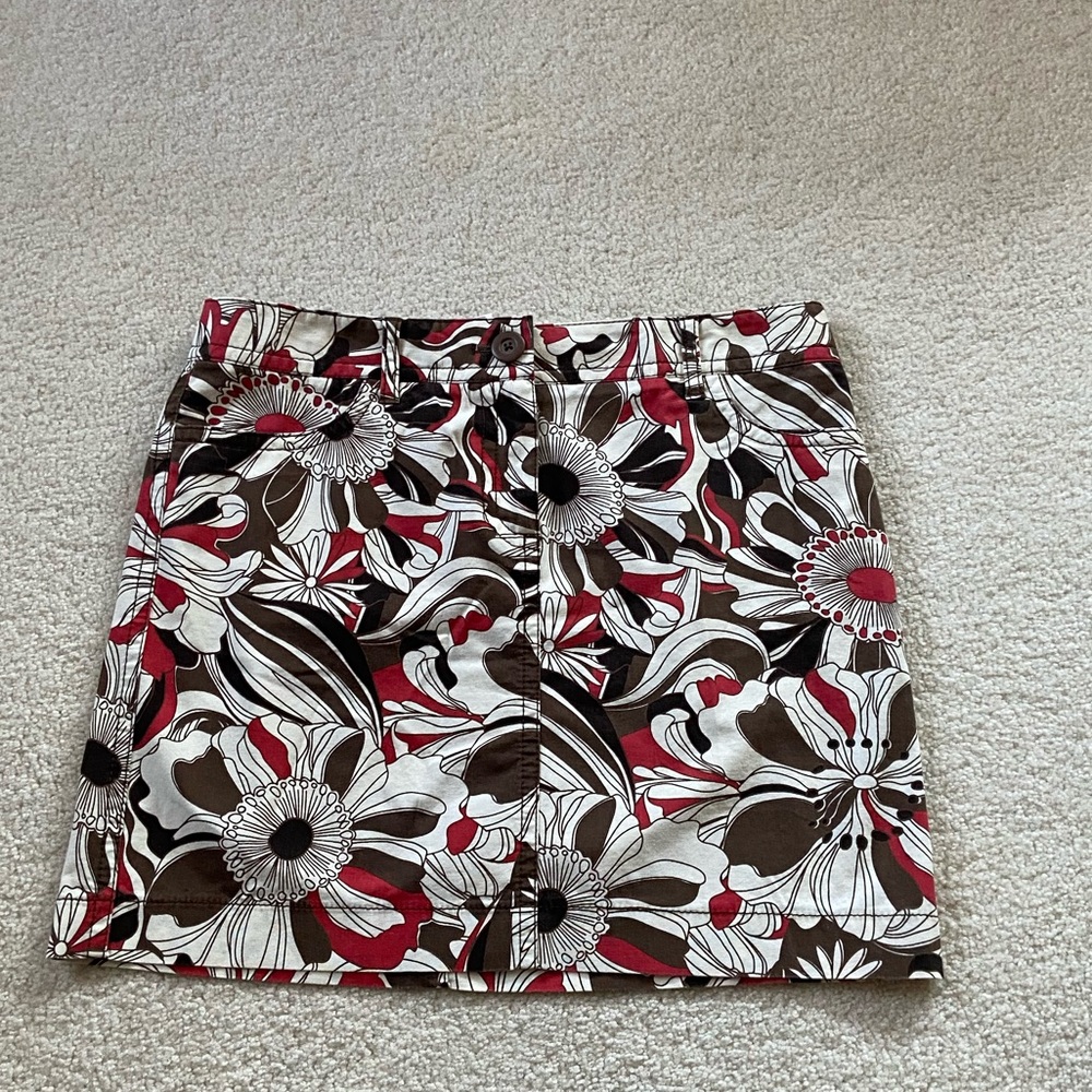 Ann Taylor Print Skirt